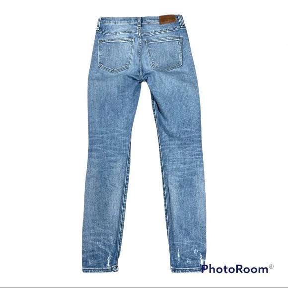 Madewell 9" High-Rise Skinny Jeans: Destructed-Hem Edition J0513 - Picture 5 of 16